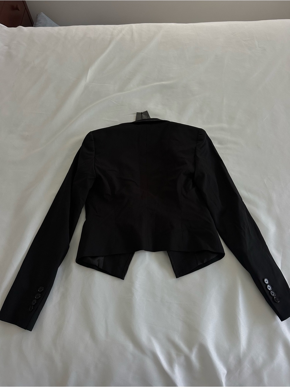 A/X Armani Exchange Black Cropped Blazer New With Tags - Picture 6 of 6